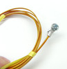 Surface Mount Type K Thermocouple with Kapton Insulation Solid Wire Variable no plug