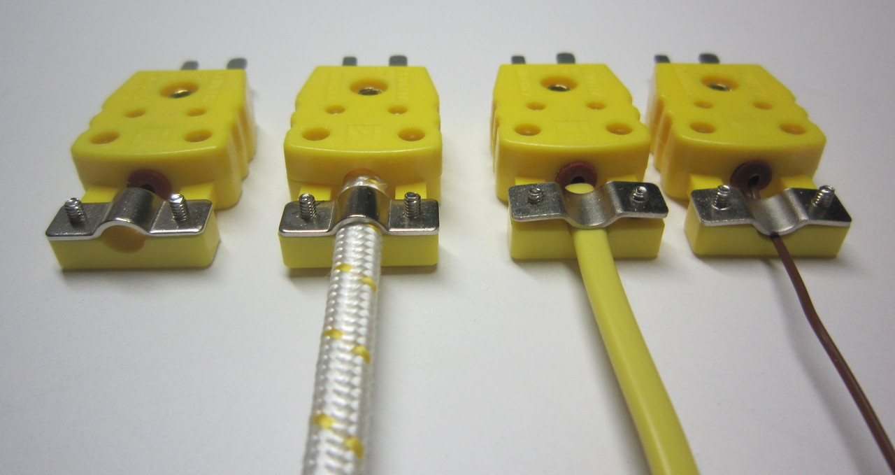 Sumbiniature Miniature Mini Ktype Thermocouple Plug male with strain