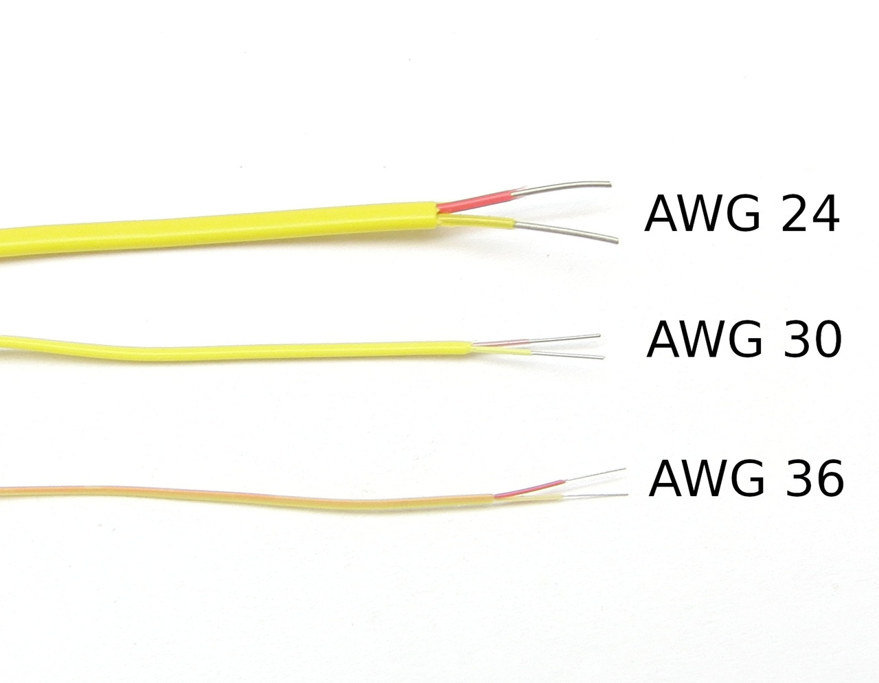 Buy a stranded Ktype thermocouple wire for extension wire or thermocouple