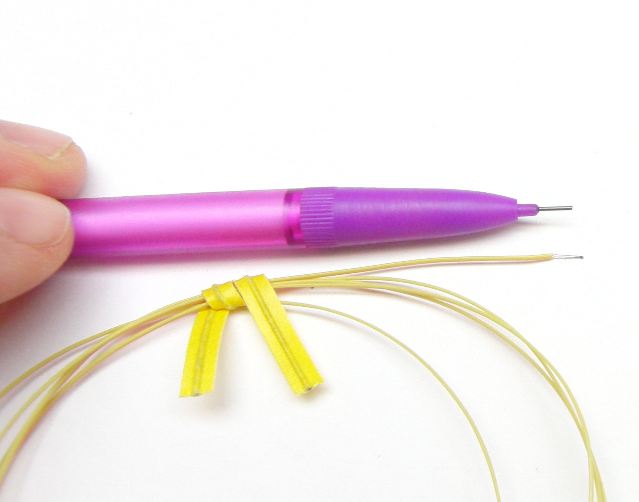 Super Thin Wire -- .5mm, 36AWG, 10m Roll, Purple