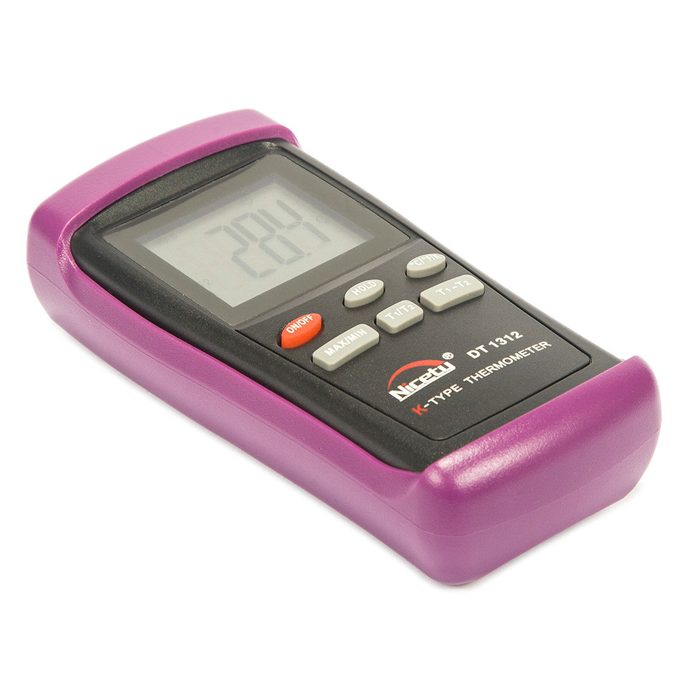 Buy a K-type Thermocouple thermometer model DT1312, for HVAC