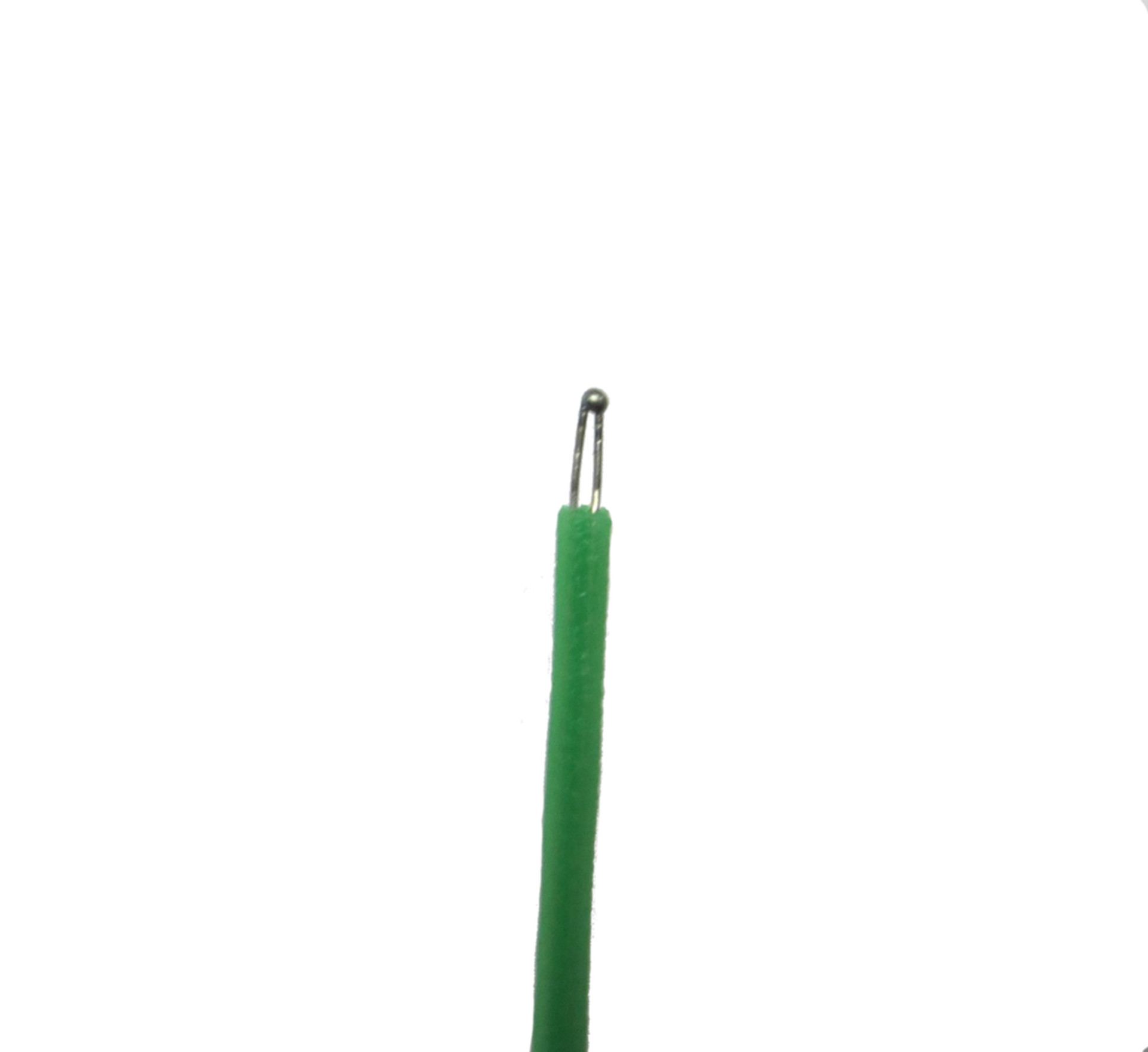 3 ft K-type thermocouple with single green Teflon FEP insulation TC-1