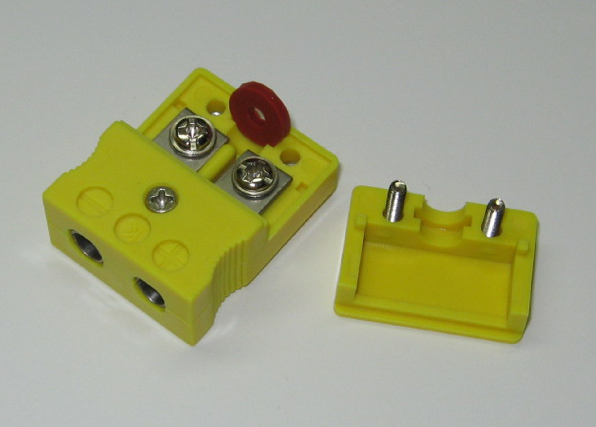 Ktype thermocouple connector set, 1 pair, male, female