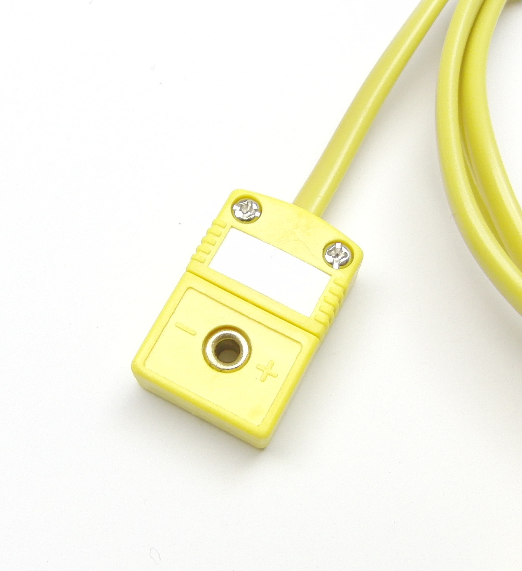 3 ft K-type thermocouple extension wire with miniature mini connectors