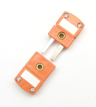 Miniature N-type thermocouple connector set, male and female