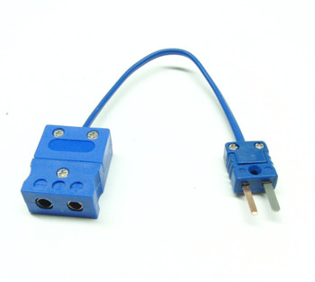 T-type Thermocouple Adapter Standard Female to Mini Male Plug