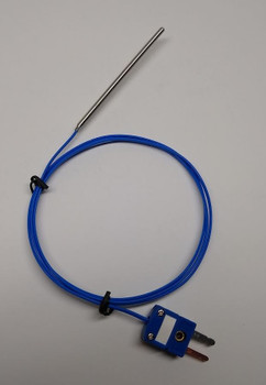 T-type thermocouple AWG24 with Teflon PFA insulation 6ft with plug