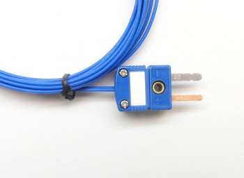 T-Type Thermocouple with PFA Insulation and Mini Connector 10 ft