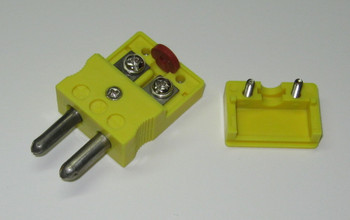 The Standard K-Type thermocouple connector has solid terminal screws