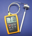 Digital Thermometer with high temperature K-type thermocouple for kiln, oven, forge, furnace CR-7