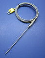 Pointy K-type Thermocouple with stainless steel HT-01