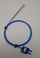 T-type thermocouple AWG24 with Teflon PFA insulation 3ft with plug