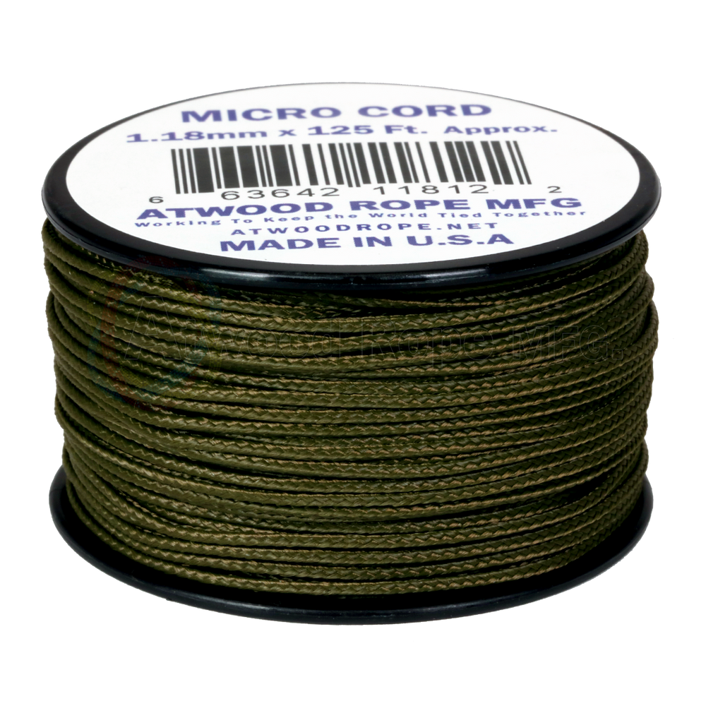 Micro Cord Atwood Ropes de 1.18mm - Olive Drab