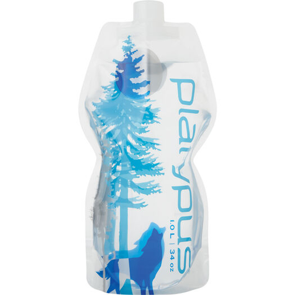 Botella suave Platypus Soft Bottle de 1 Litro - Color: Wild Blue