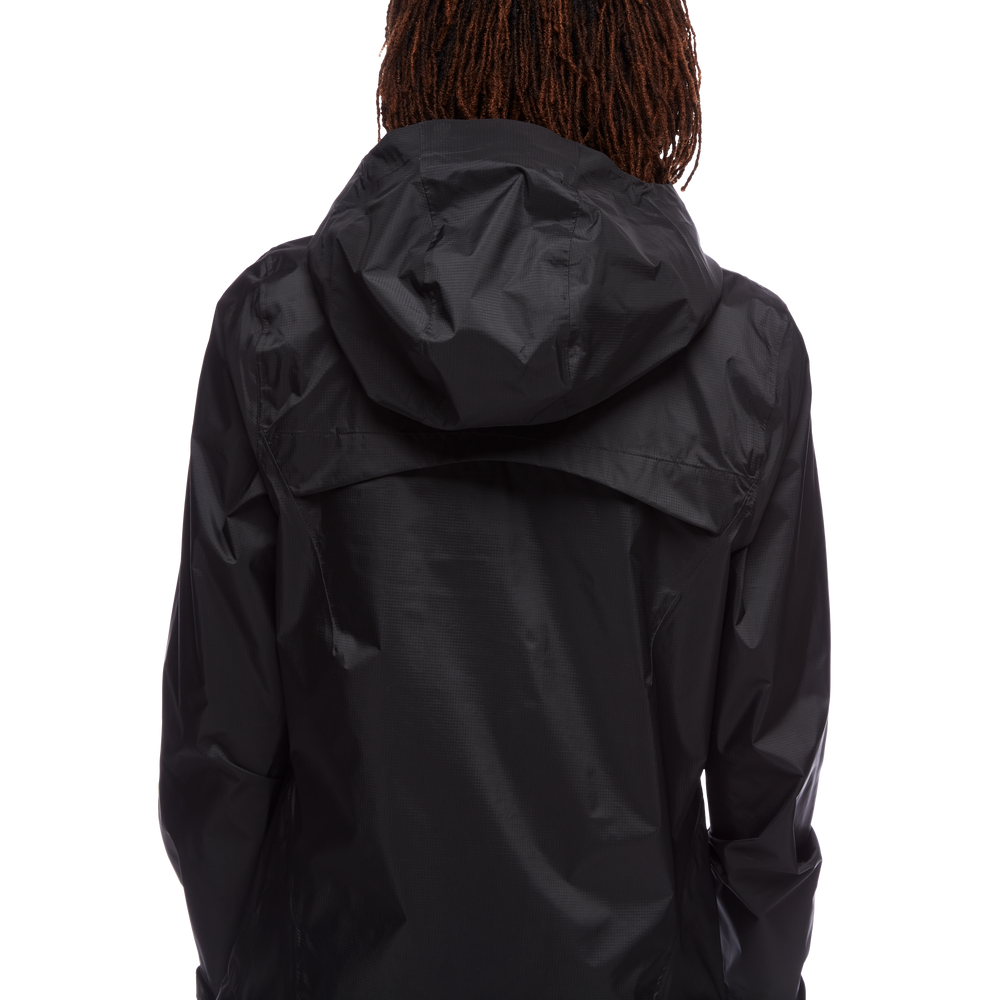 Jacket de lluvia Black Diamond Treeline Rain Shell - Black