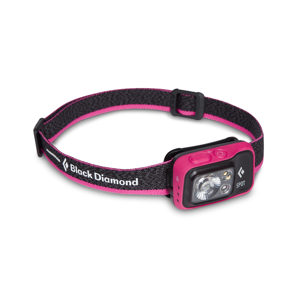 Lámpara de cabeza Black Diamond Spot 400 - Ultra Pink