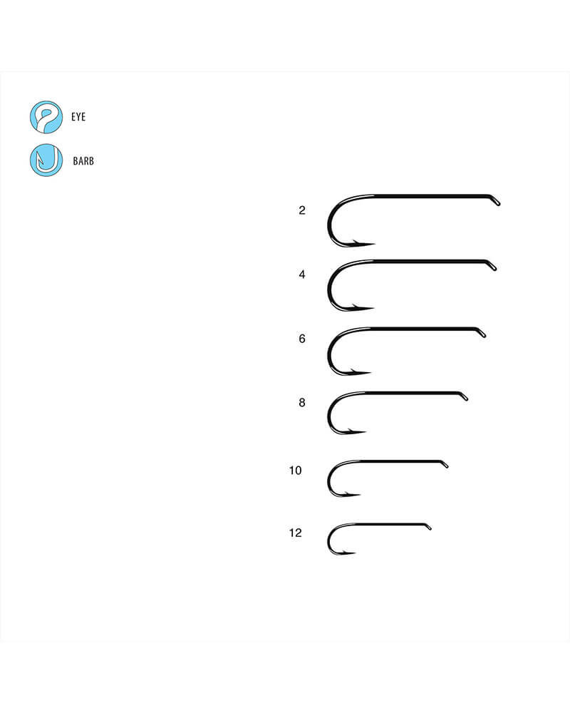 Anzuelos Gamakatsu S11-4L2H Streamer, 4X Long, 2X Strong