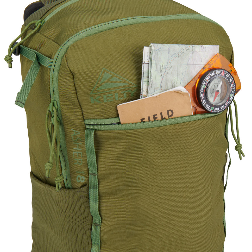 Mochila Kelty Asher 18 Litros - Winter Moss/Dill (No incluye accesorios)