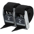 Lingas NRS HD Tie-Down de 1" en 2' en negro