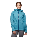 Jacket de lluvia Black Diamond StormLine Stretch - Mujeres (Cerulean Blue)