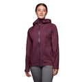 Jacket de lluvia Black Diamond StormLine Stretch - Mujeres (Blackberry)