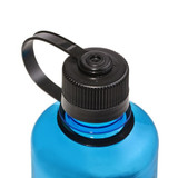Botella Nalgene 500 ml boca angosta - Botella azul con tapa negra