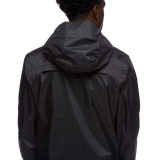 Jacket de lluvia Black Diamond Treeline Rain Shell - Black