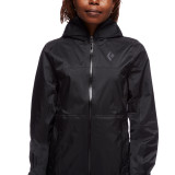 Jacket de lluvia Black Diamond Treeline Rain Shell - Black