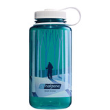 Botella Nalgene Sustain 32 oz Boca Ancha Special Print - Color: Trout w/ Landscape Forest