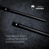 Caña Black Mamba de baitcasting (con dos punteras)