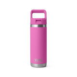 Botella térmica Yeti Rambler 18 oz con tapa de pajilla - Wildflower Fuchsia