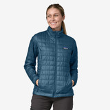 Jacket Patagonia Women's Nano Puff® Jacket - Lagom Blue (Modelo mide 175cm y está usando talla S)