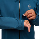Jacket impermeable Black Diamond Fineline Stretch Shell - Hombre (Indigo)