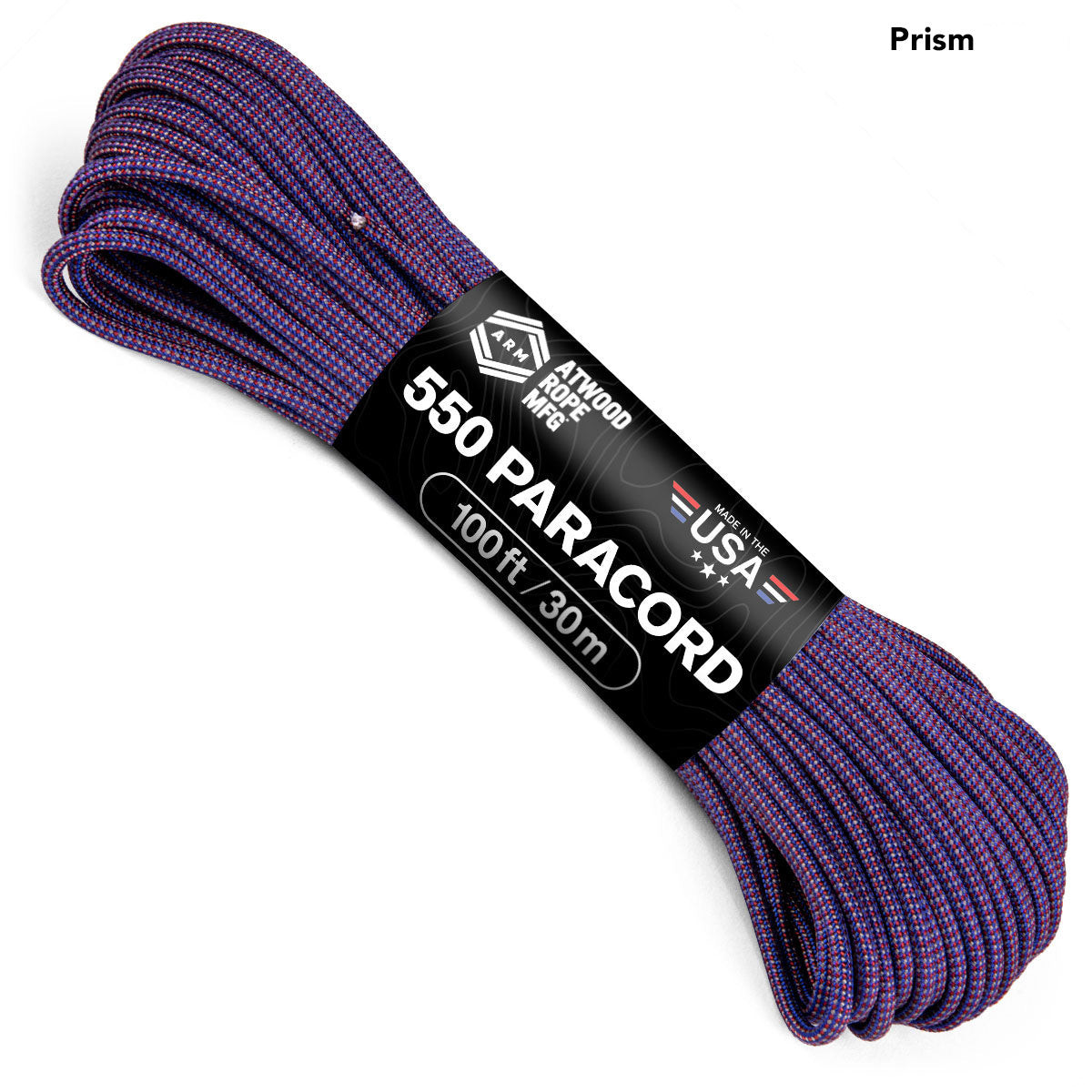 Prisma Rope Paracord 550 Atwood Ropes - 100 pies (Tornasol)