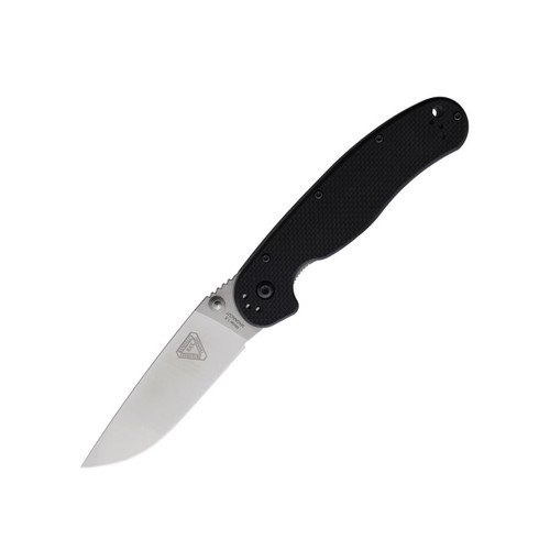 Cuchilla plegable Ontario RAT I - Black con hoja satin