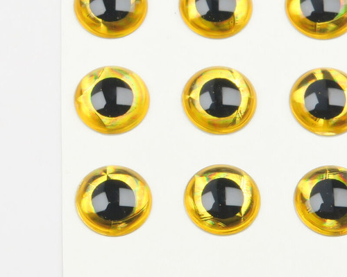 Ojos Hareline Dubbin 3D Holographic Eyes - gold