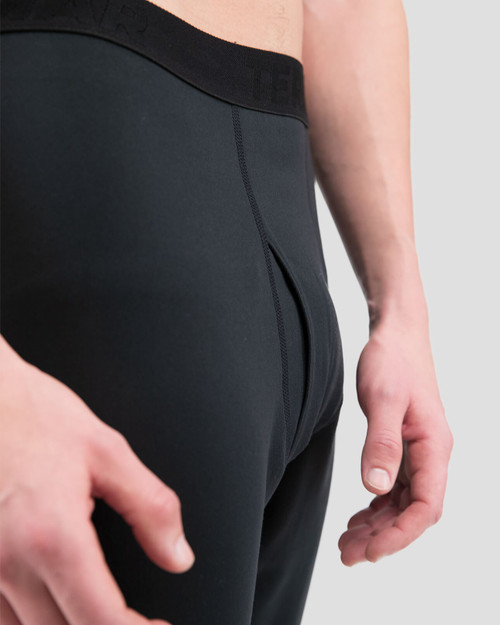 Pantalón térmico Terramar 4.0 Military Fleece para hombre - Negro