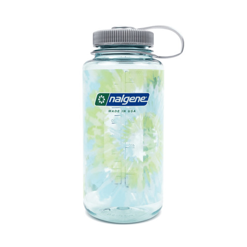 Botella Nalgene Sustain 32 oz Boca Ancha Special Print - Color: Seafoam