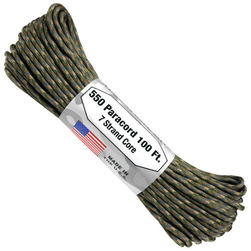 Paracord 550 Atwood Ropes - 100 ft (Multicam)