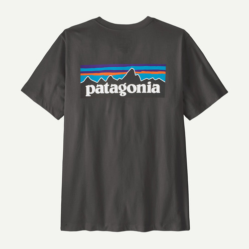 Camiseta Patagonia P-6 Logo T-Shirt - Color: Ink Black
