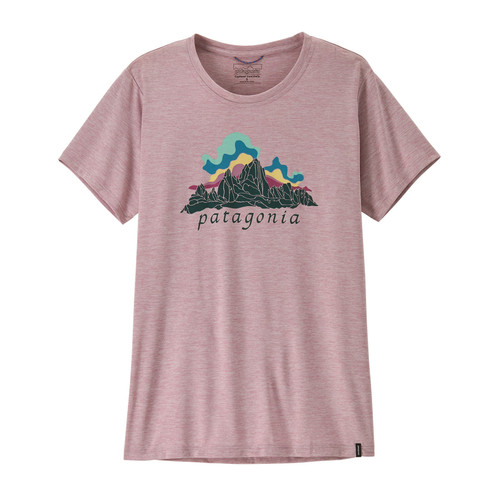 Camiseta Patagonia Women's Capilene Cool Daily - Fitz Roy Nimbus - Color: Quiet Violet