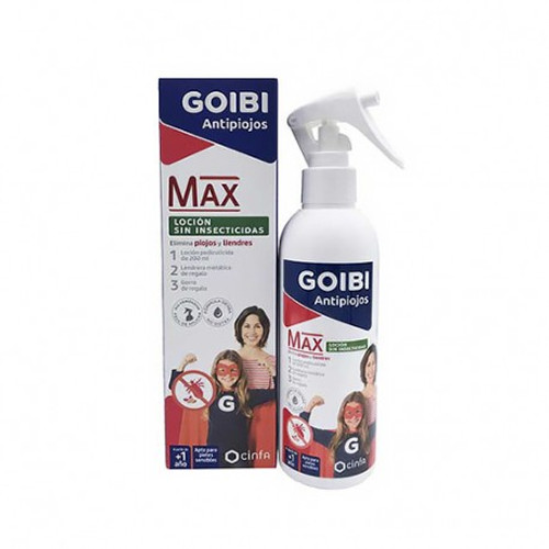 Goibi antipiojoss max loción sin insecticidas 1 envase 200 mL