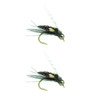 Umpqua Silvey Beadhead Pupa Black 2 Pack