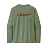 Patagonia Men's Long Sleeve Cap Cool Daily Fish Graphic Shirt