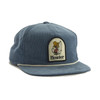 Howler Brothers Unstructured Snapback Hats El Monito Surfs Blue