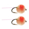 Umpqua Flashtail Mini Egg Fluorescent Orange Egg 2 Pack