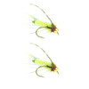 Umpqua Silvey Beadhead Pupa Olive 2 Pack