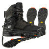 Korkers River Ops Wading Boot with Vibram and Studded Vibram Soles