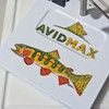 AvidMax Greenback Cutthroat 5" Sticker