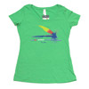 AvidMax Women's CO Painted Trout Fly Scoop Neck Tee